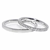 Anillos de boda de platino con diamantes - modelo v079pt