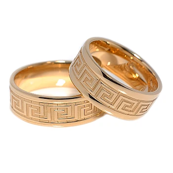 Anillos de boda de oro - modelo v081