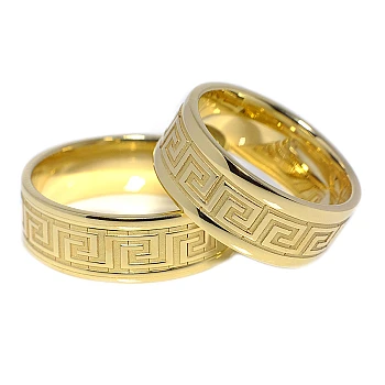 Anillos de boda de oro - modelo v081