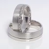 Eheringe v104 in Gold oder Platin mit Diamanten