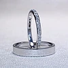 Eheringe v110 in Gold oder Platin mit Diamanten