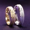 Eheringe v1173 in Gold oder Platin mit Diamanten