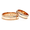 Wedding rings v1241.1 in Gold or Platinum with Diamonds