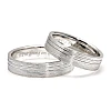 Anillos de boda de oro o platino con acabado satinado mate - Modelo v137.1