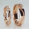 Eheringe v1552 in Gold oder Platin mit Diamanten