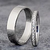 Wedding rings v230 in Gold or Platinum with Diamonds